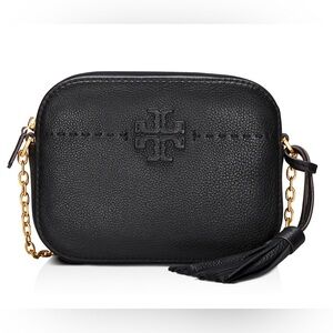 Tory Burch McGraw Camera Bag in Black